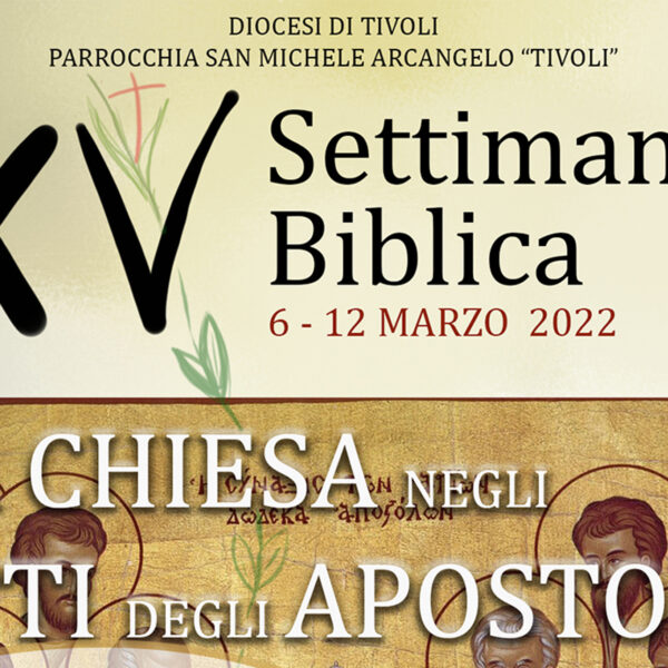 XV SETTIMANA BIBLICA